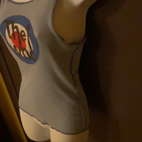 Vintage 90s The Who Tank Top Stretchy fits small-large bust - Picture 3 of 5